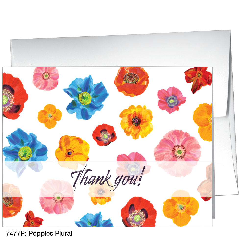 Poppies Plural, Greeting Card (7477P)