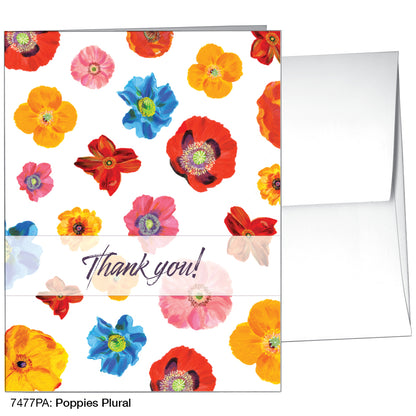 Poppies Plural, Greeting Card (7477PA)