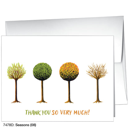 Seasons (08), Greeting Card (7478D)