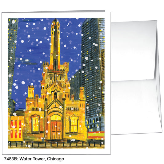 Water Tower, Chicago, Greeting Card (7483B)