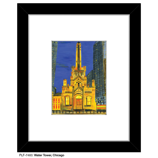 Water Tower, Chicago, Print (#7483)