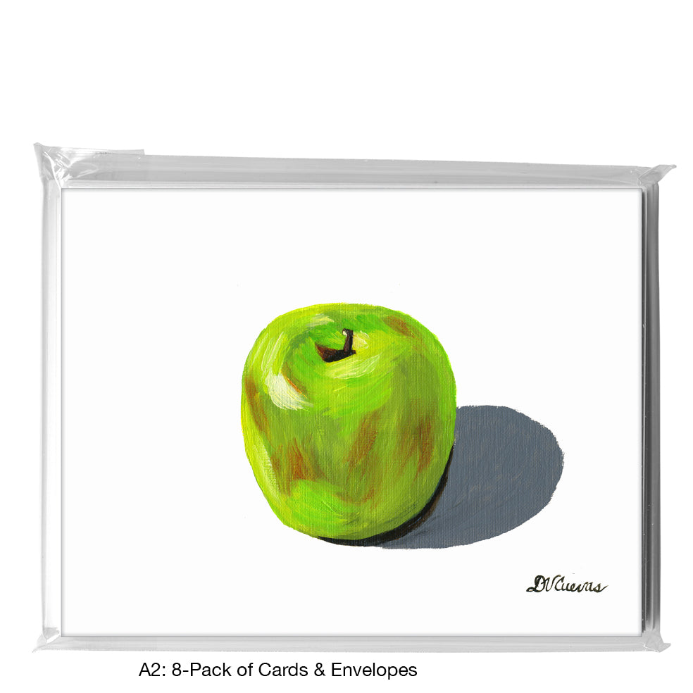 Green Apples Trio 1, Greeting Card (7485B)