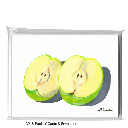 Green Apples Trio 1, Greeting Card (7485C)