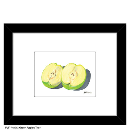 Green Apples Trio C, Print (#7485C)