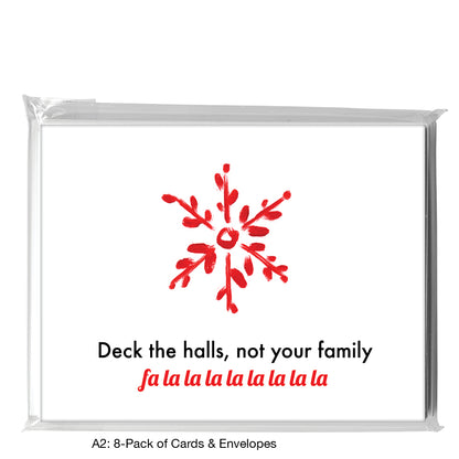 Snowflake Trio 3, Greeting Card (7499A)