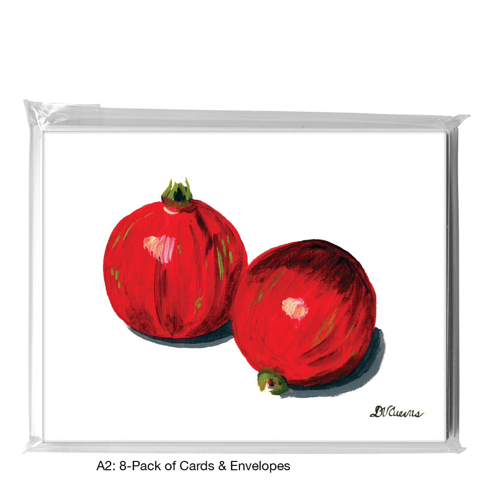 Pomegranate Trio 1, Greeting Card (7503C)