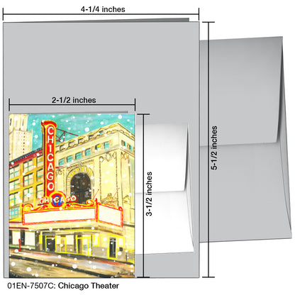 Chicago Theater, Greeting Card (7507C)