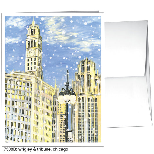 Wrigley & Tribune, Chicago, Greeting Card (7508B)