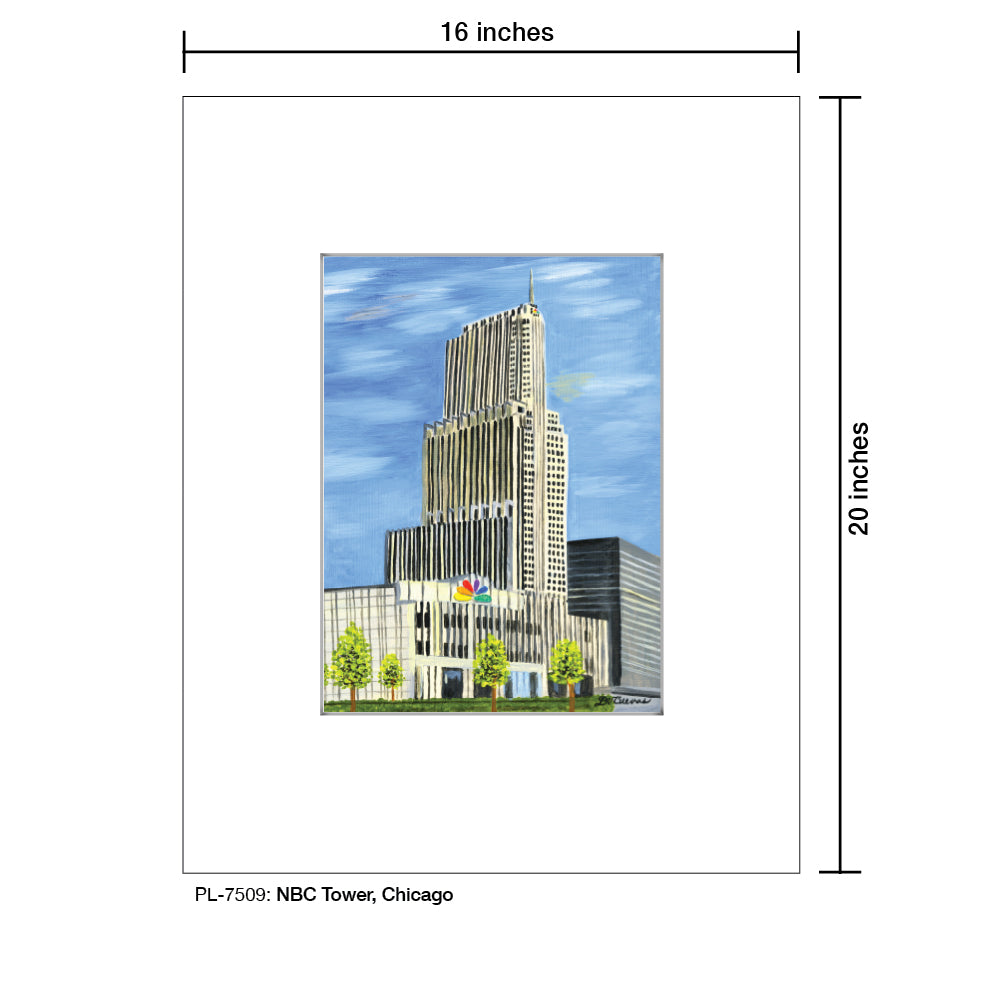 NBC Tower, Chicago, Print (#7509)