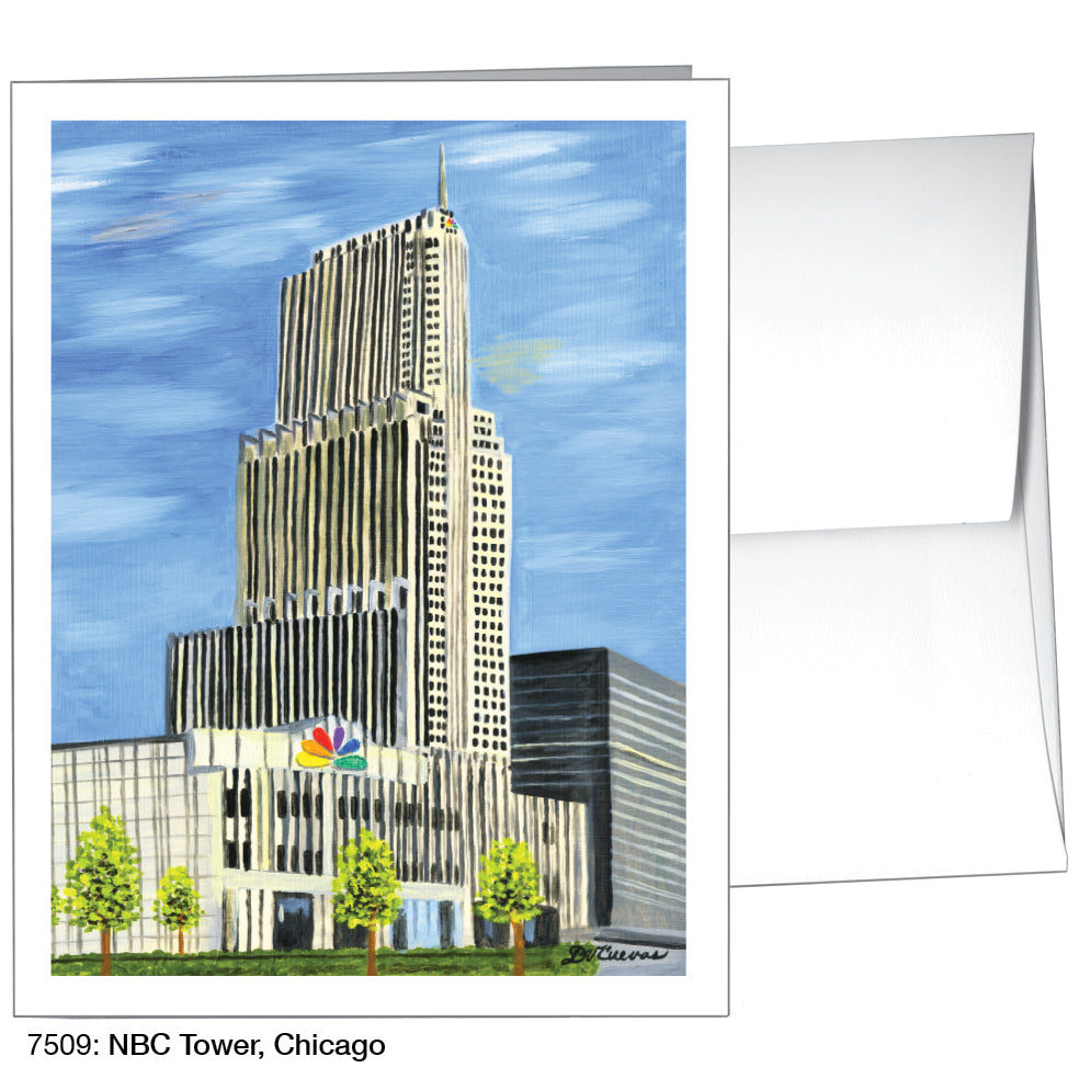 NBC Tower, Chicago, Greeting Card (7509)