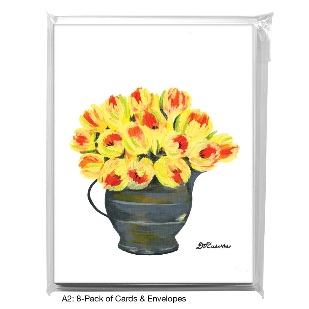 Spring Tulips, Greeting Card (7515)