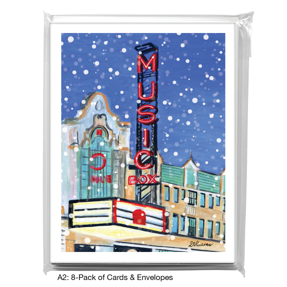 Music Box Theater, Chicago, Greeting Card (7519B)