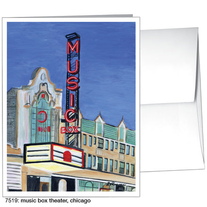 Music Box Theater, Chicago, Greeting Card (7519)