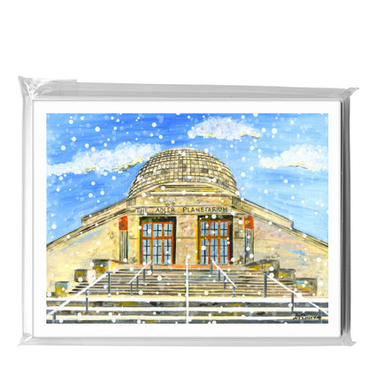 Adler Planetarium, Chicago, Greeting Card (7521B)