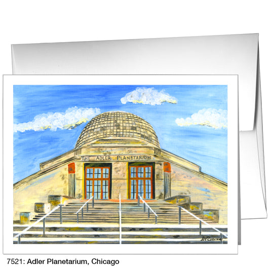 Adler Planetarium, Chicago, Greeting Card (7521)