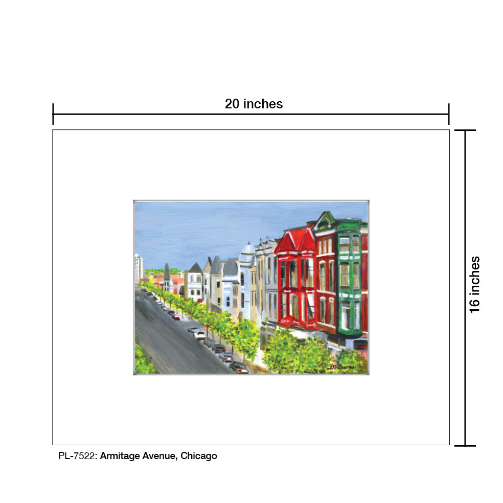 Armitage Avenue, Chicago, Print (#7522)