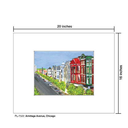 Armitage Avenue, Chicago, Print (#7522)