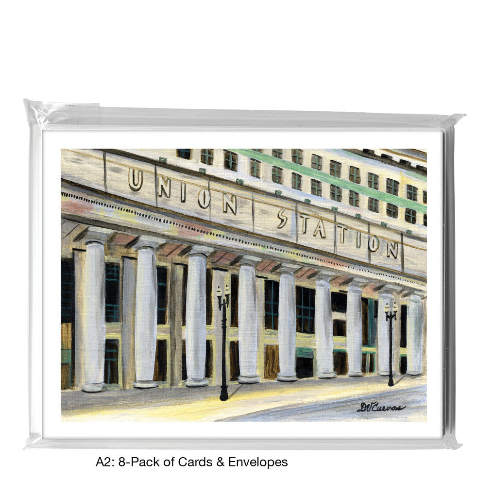 Union Station, Chicago, Greeting Card (7523)