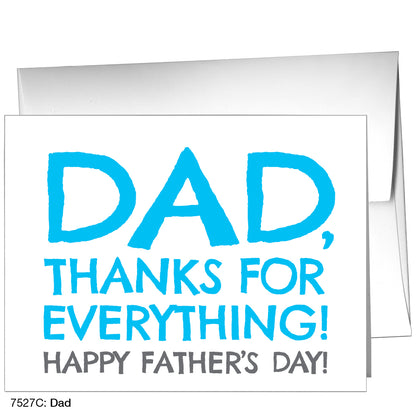 Dad, Greeting Card (7527C)