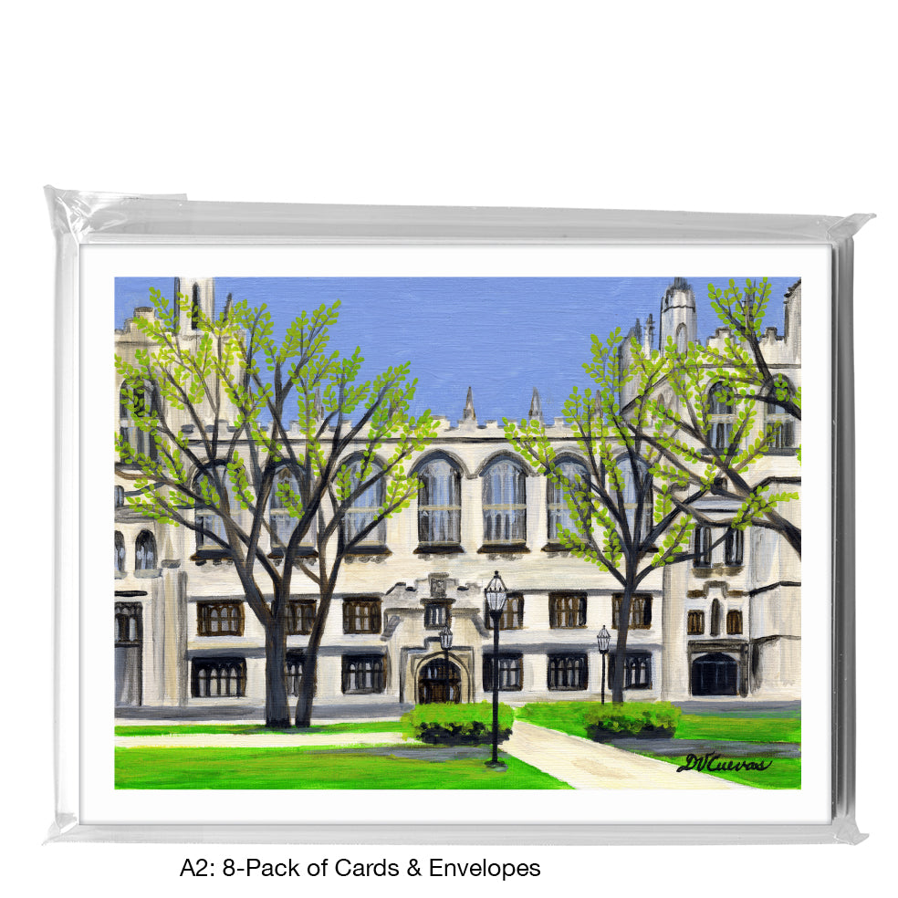 Harper Library, Chicago, Greeting Card (7530)