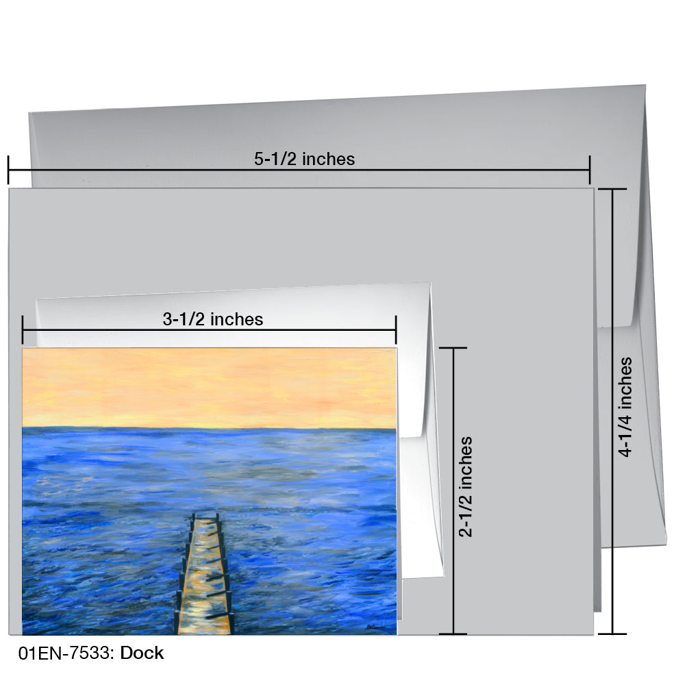 Dock, Greeting Card (7533)