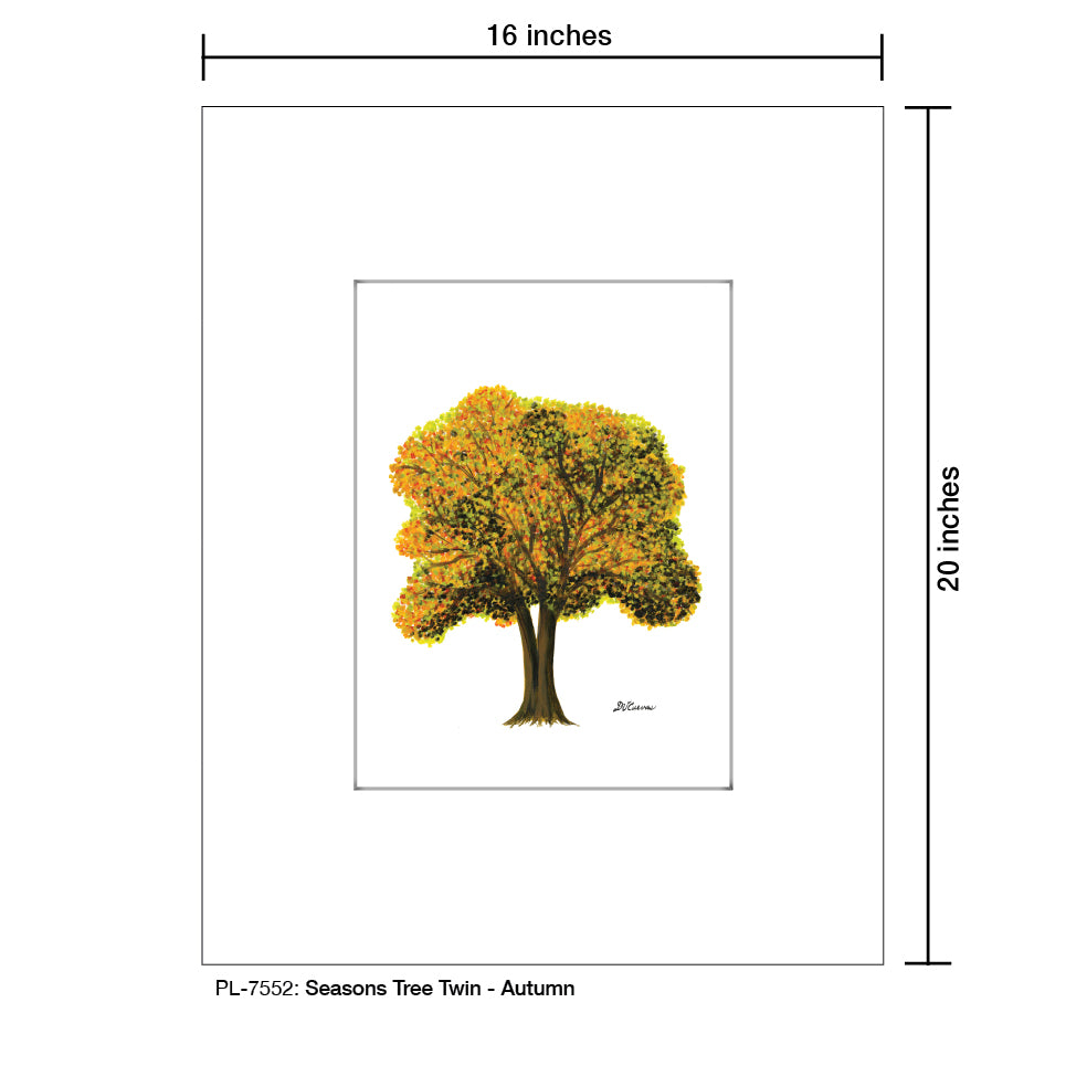 Seasons Tree Twin, Print (#7552)