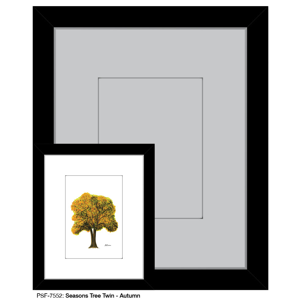 Seasons Tree Twin, Print (#7552)