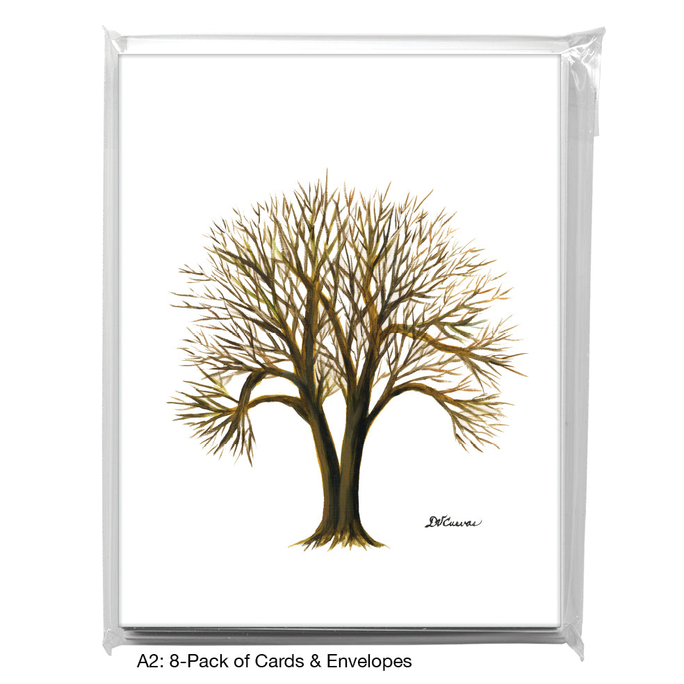 Seasons Tree Twin, Greeting Card (7553)