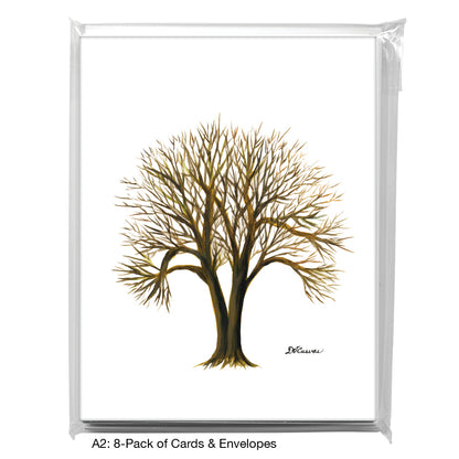 Seasons Tree Twin, Greeting Card (7553)