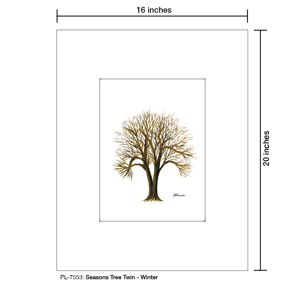 Seasons Tree Twin, Print (#7553)