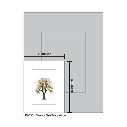 Seasons Tree Twin, Print (#7553)