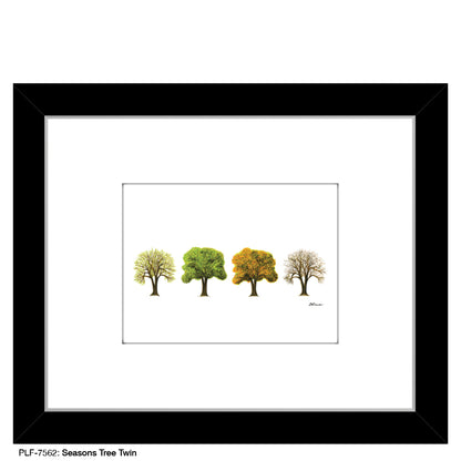 Seasons Tree Twin, Print (#7562)