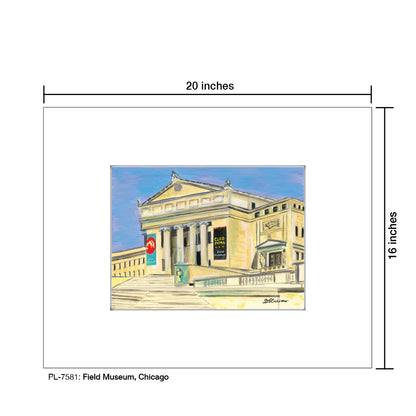 Field Museum, Chicago, Print (#7581)