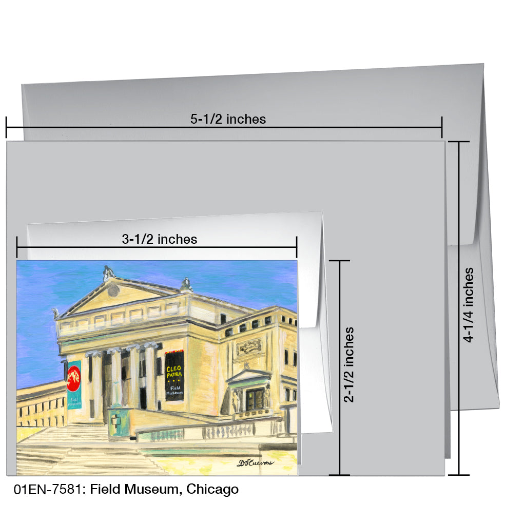 Field Museum, Chicago, Greeting Card (7581)