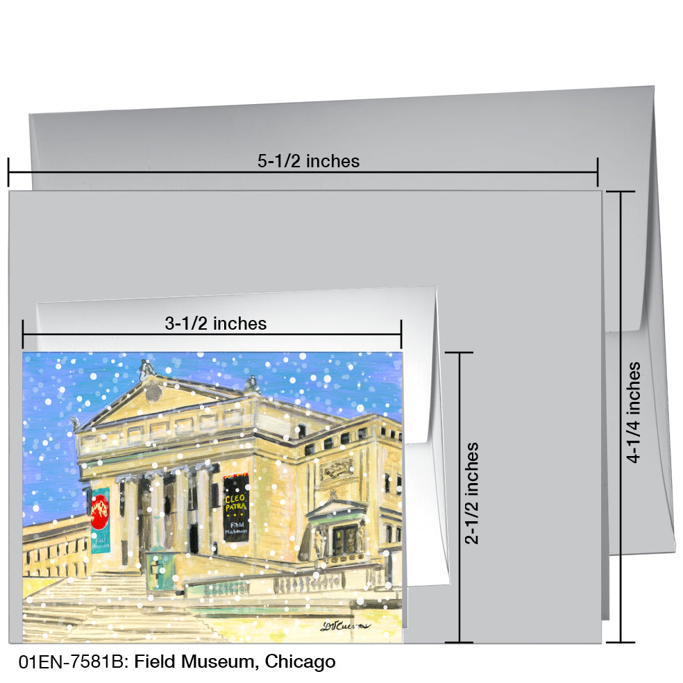 Field Museum, Chicago, Greeting Card (7581B)