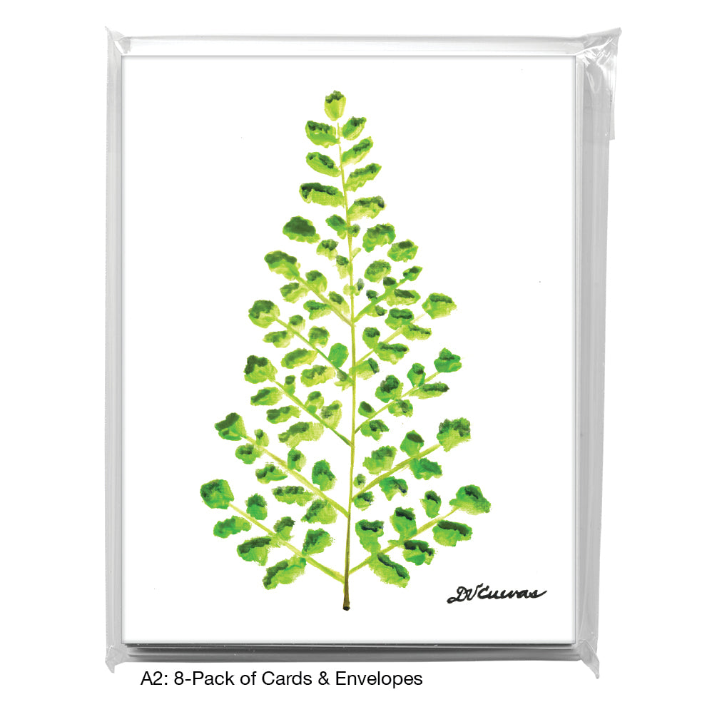 Maidenhair Fern, Greeting Card (7586)