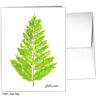 Fan Too, Greeting Card (7587)