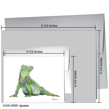 Iguana, Greeting Card (8599)