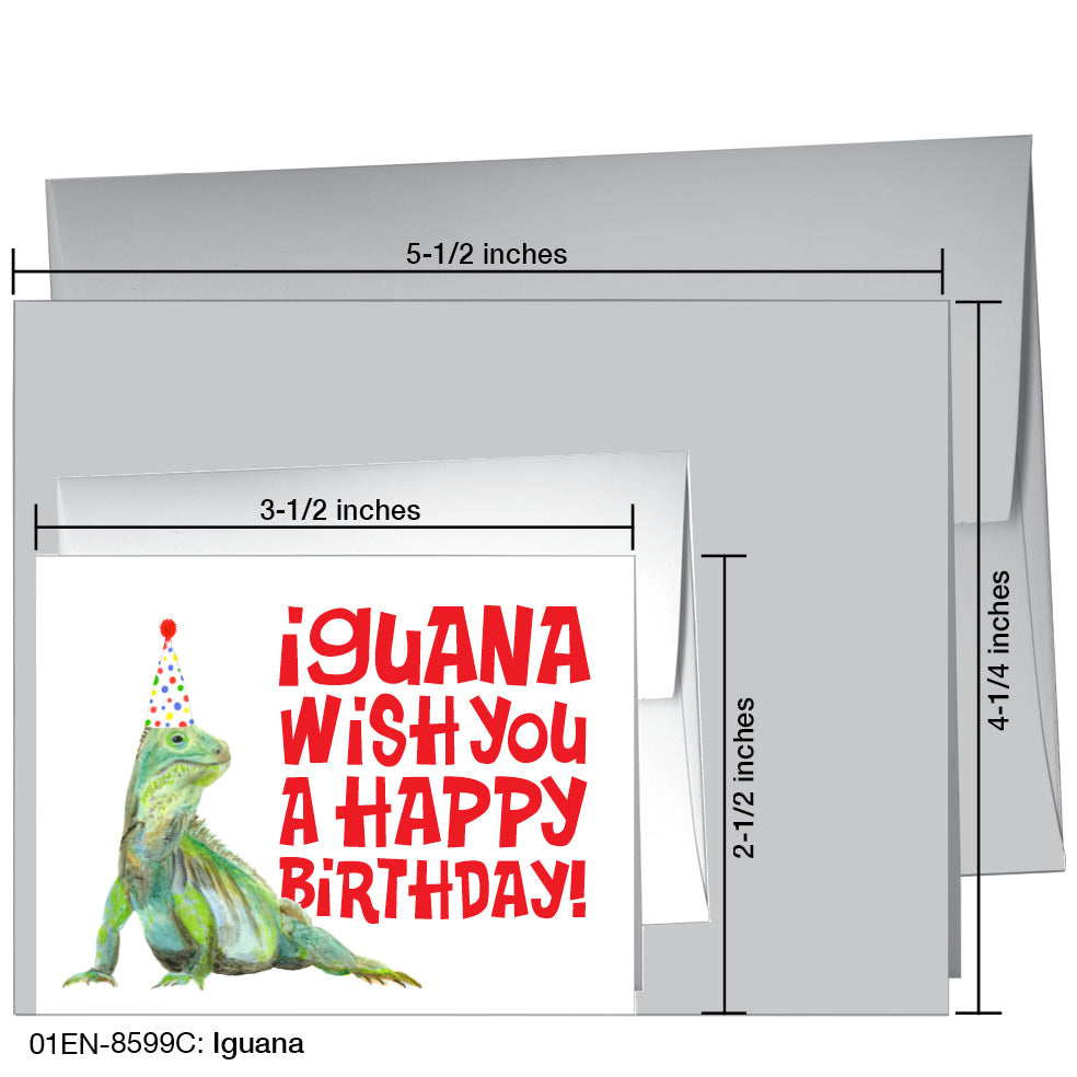 Iguana, Greeting Card (8599C)