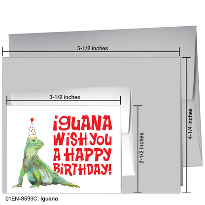 Iguana, Greeting Card (8599C)