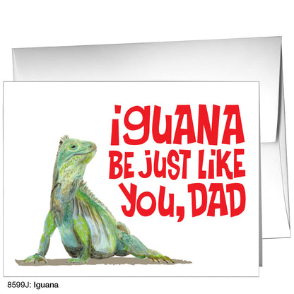 Iguana, Greeting Card (8599J)