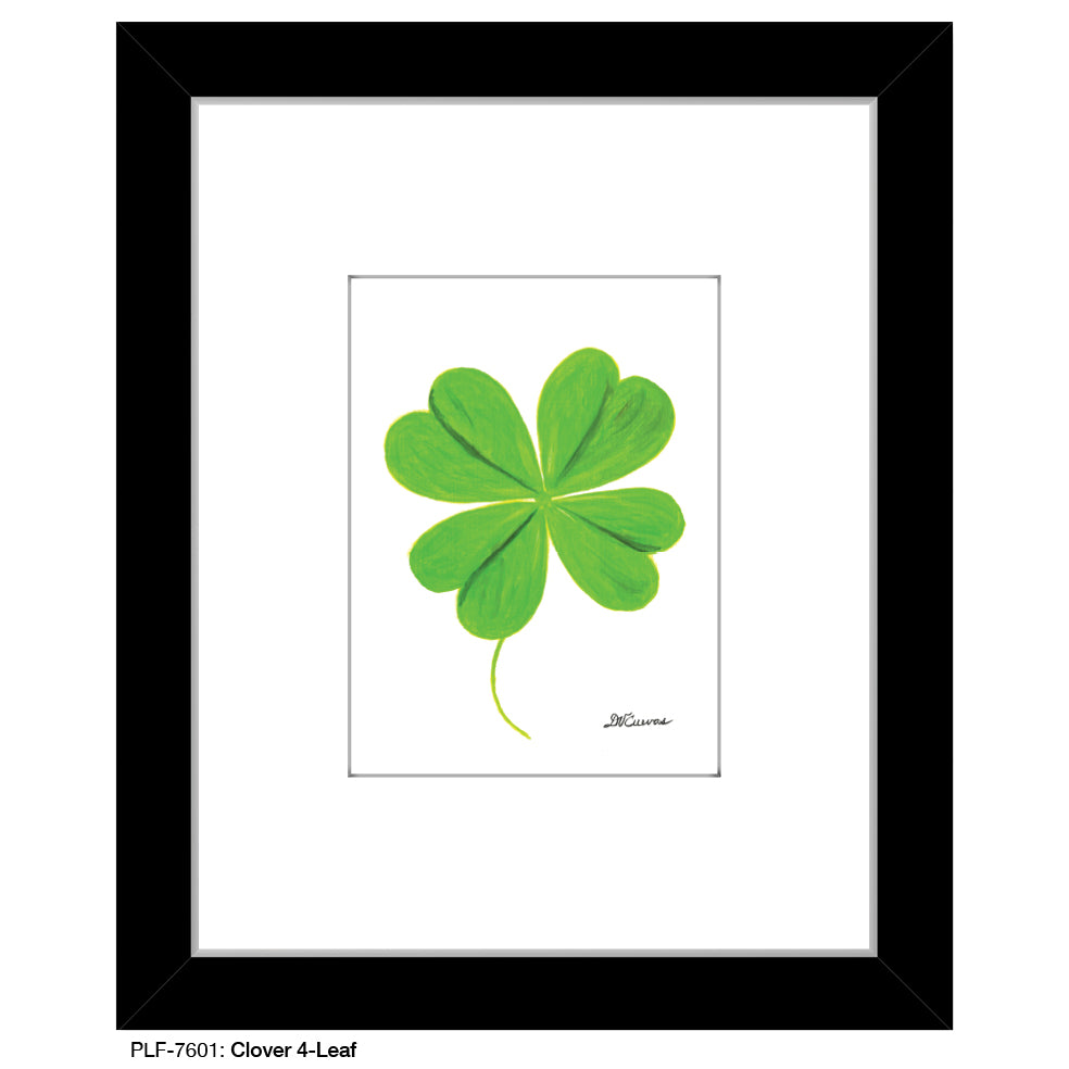 Clover 4-Leaf, Print (#7601)