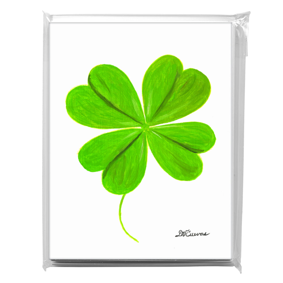 Clover 4-Leaf, Greeting Card (7601)