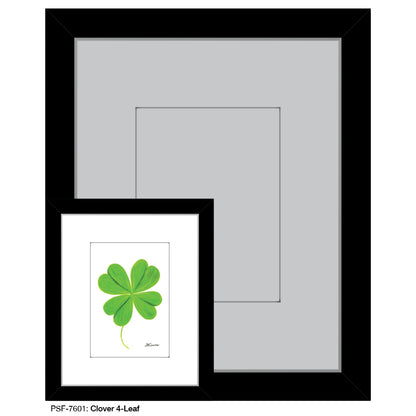 Clover 4-Leaf, Print (#7601)