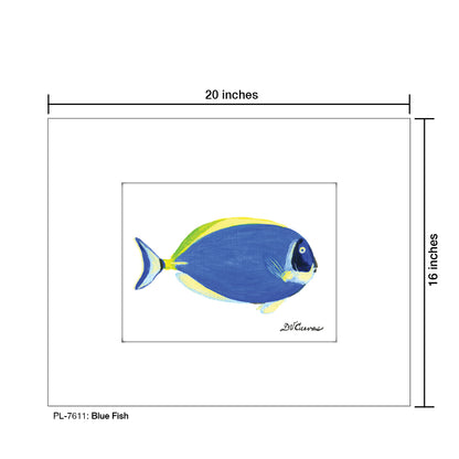 Blue Fish, Print (#7611)