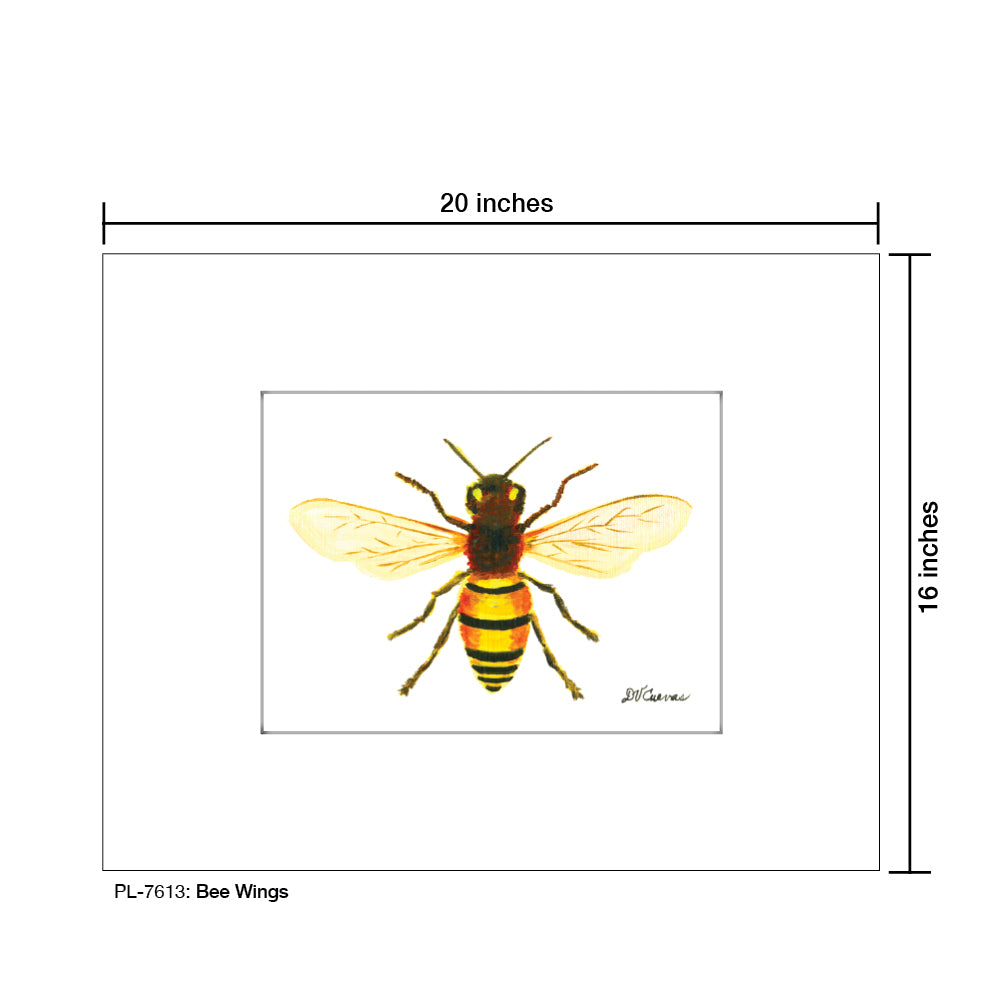 Bee Wings, Print (#7613)