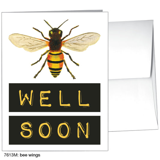 Bee Wings, Greeting Card (7613M)