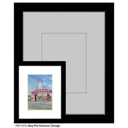 Navy Pier Entrance, Chicago, Print (#7619)