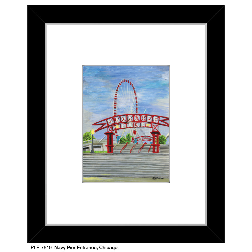 Navy Pier Entrance, Chicago, Print (#7619)