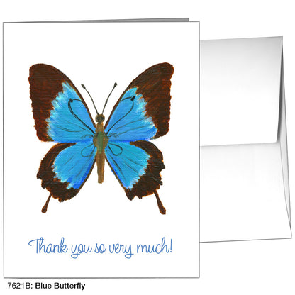 Blue Butterfly, Greeting Card (7621B)